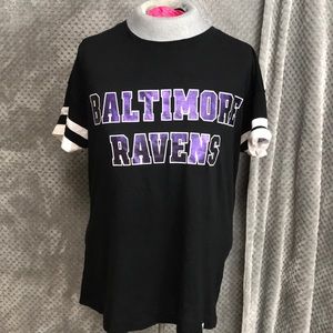 PINK Victoria’s Secret Baltimore ravens tee